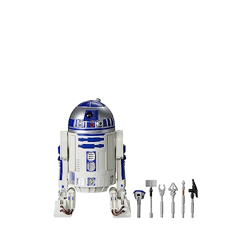Star Wars The Black Series, R2-D2 (Artoo-Detoo), Star Wars: The Mandalorian, Figuras de colección a...