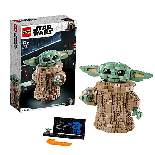 LEGO, 75318 Star Wars El Niño, Figura de Baby Yoda Coleccionable, Set de Construcción para Niños...