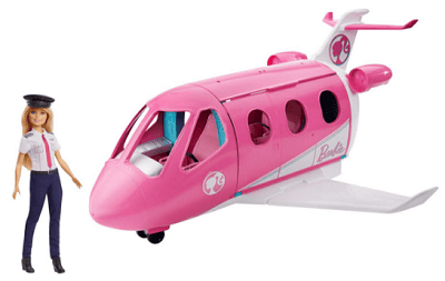 avión de barbie