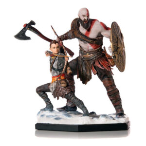 Figura Atreus y Kratos God of War por Iron Studios