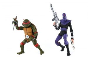 Figuras de Raphael y Foot Soldier - Tortugas Ninja