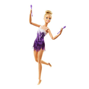 Muñeca Barbie articulada Gimnasta