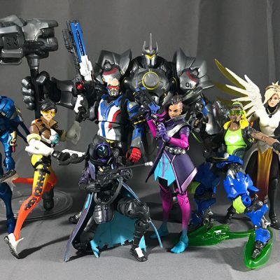 Hasbro Overwatch Ultimates Carbon Fiber Set – Action Figure Collezione Con Stormtrooper, Hulk, Spider-Man E Pony