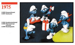 Muñecos de los Pitufos 1975 Schleich
