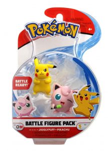 Muñecos Pokémon Pikachu y Jifflypuff