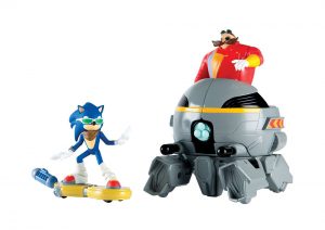 Muñecos de Sonic y Eggman Robotnik