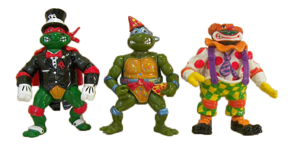 Muñecos de las Tortugas Ninja Bodacious Birthday Turtles TMNT