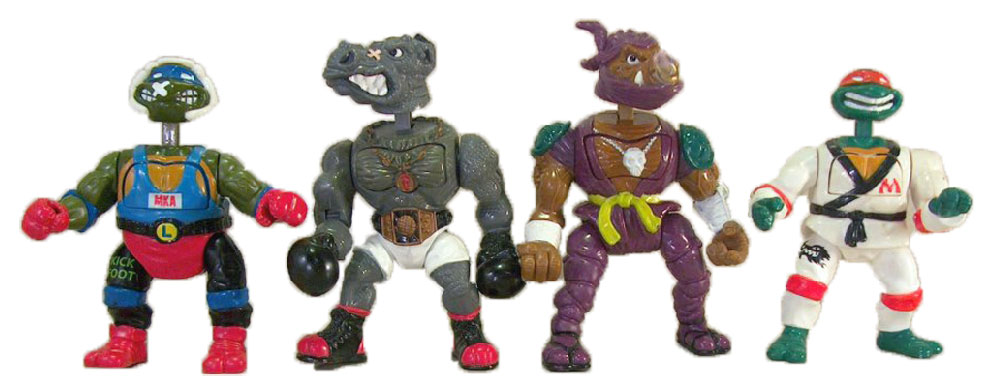 Muñecos de las Tortugas Ninja Smash'em Bash'em figures TMNT