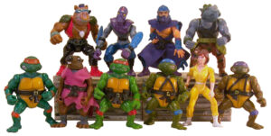 Muñecos de las Tortugas Ninja vintage 1988 TMNT