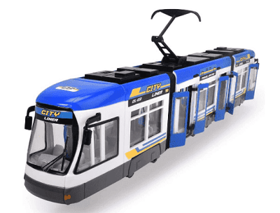 tren azul de rueda libre